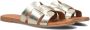 Notre-V 179874 Slippers Dames Goudkleurig - Thumbnail 1