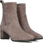 Notre-V 8543 Enkellaarsjes Enkelboots met rits Dames Grijs - Thumbnail 1