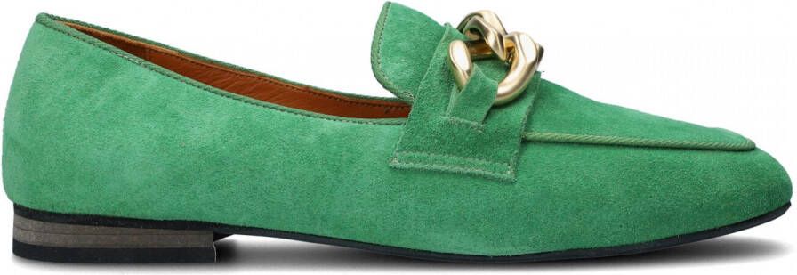 Notre-V Notre V 30056 06 Loafers Instappers Dames Groen - Schoenen.nl