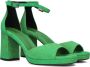 Bruiloft 99924 Sandalen Dames Groen - Thumbnail 1