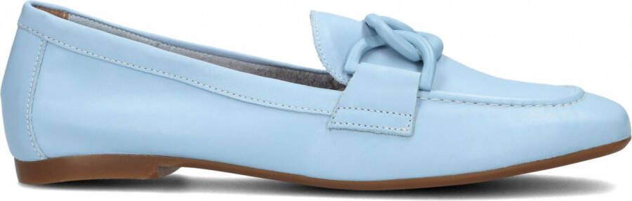 lichtblauwe moccasins dames