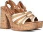 Notre-V 618011 Sandalen Dames Bruin - Thumbnail 1