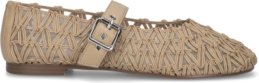 Notre-V Popper Ballerina's Dames Beige - Foto 5