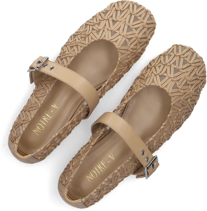 Notre-V Popper Ballerina's Dames Beige - Foto 2