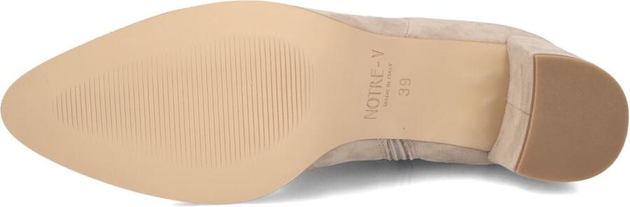 NOTRE-V Beige Enkellaarsjes 8560 - Foto 5