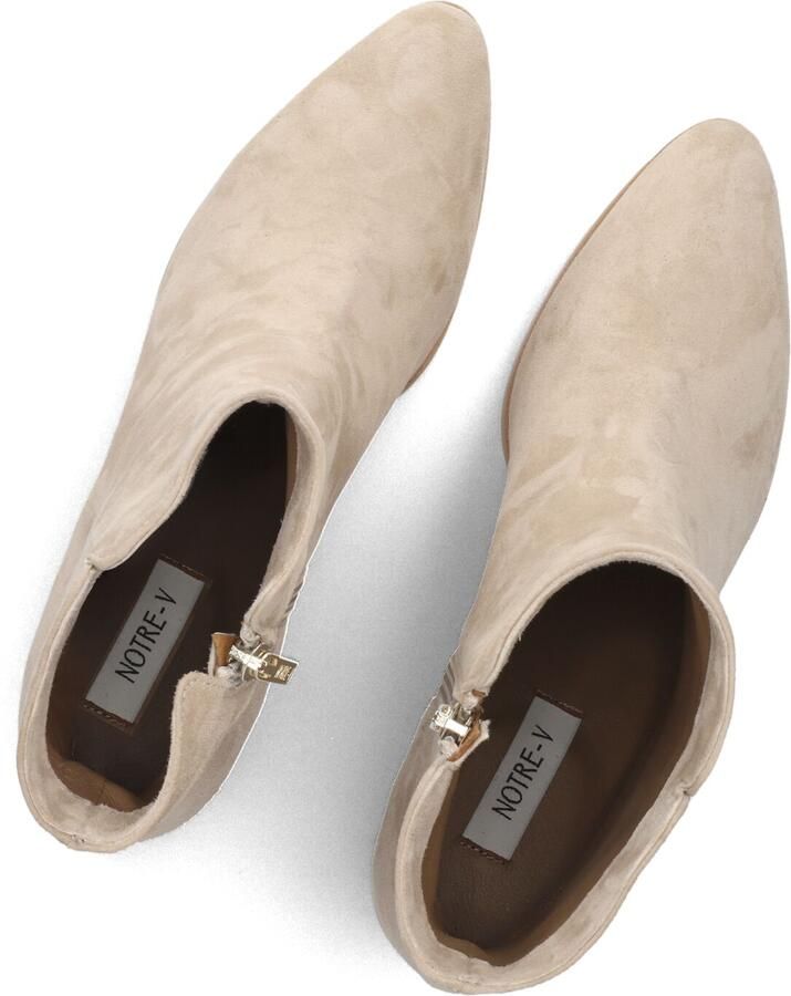 NOTRE-V Beige Enkellaarsjes 8560 - Foto 4