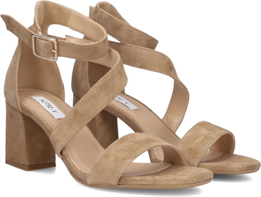 NOTRE-V Beige Hakken 19036