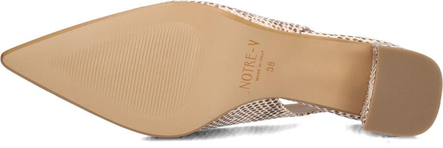 NOTRE-V Beige Hakken 41903 - Foto 5