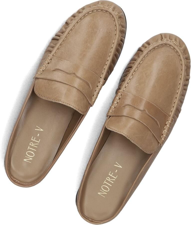 Notre-V D25118 3639el Loafers Dames Instappers Beige - Foto 2