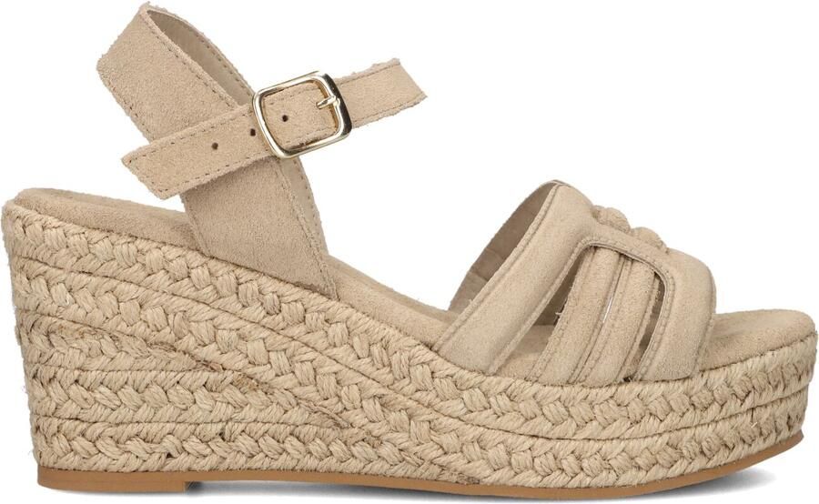 Notre-V Nv-1040 Sandalen Met Sleehak Dames Beige - Foto 3