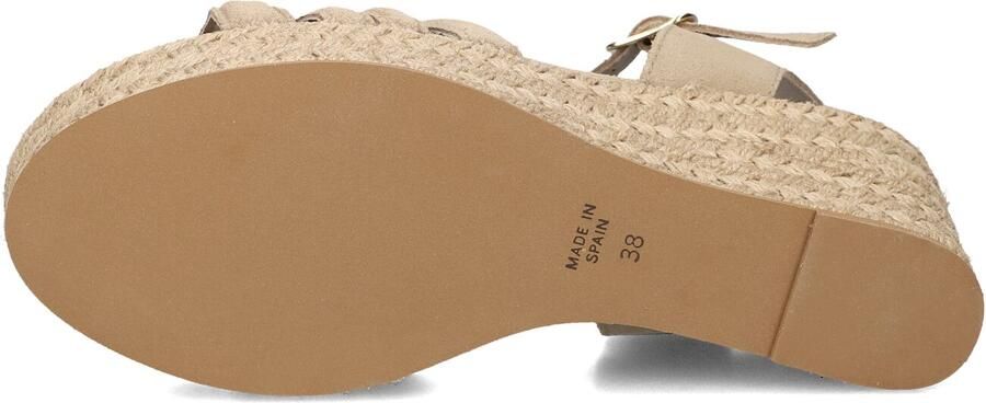 Notre-V Nv-1040 Sandalen Met Sleehak Dames Beige - Foto 5