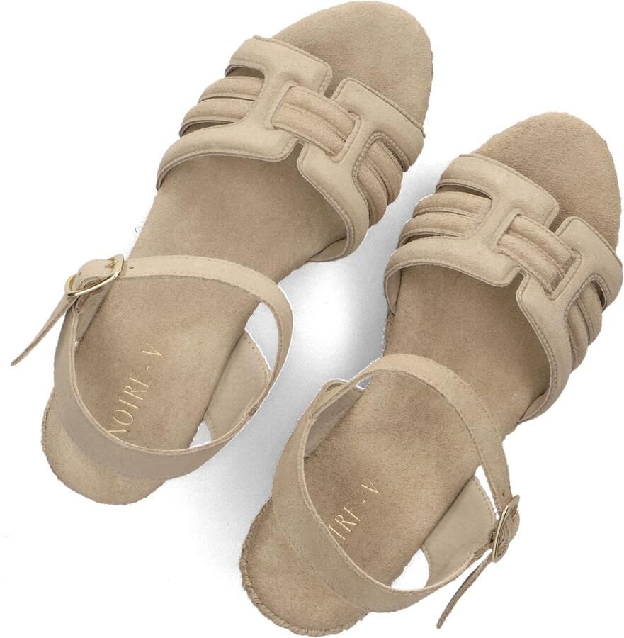 Notre-V Nv-1040 Sandalen Met Sleehak Dames Beige - Foto 2