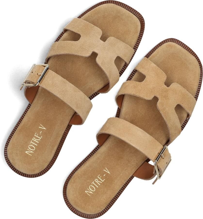 Notre-V 227226 Slippers Dames Beige - Foto 2