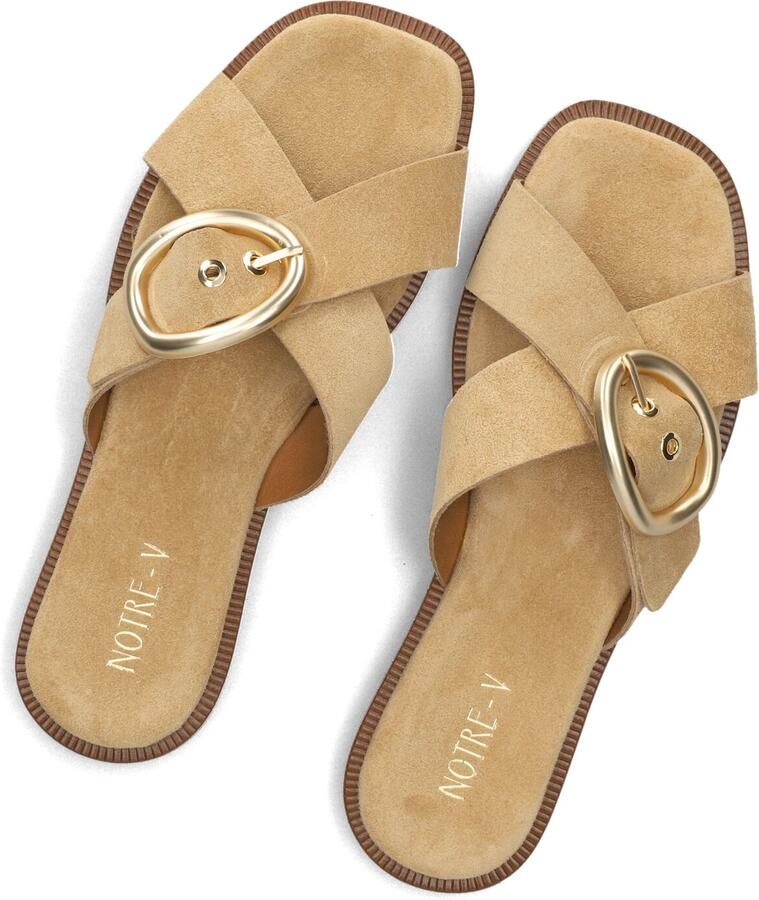 Notre-V 993r 2302095 Slippers Dames Beige - Foto 2