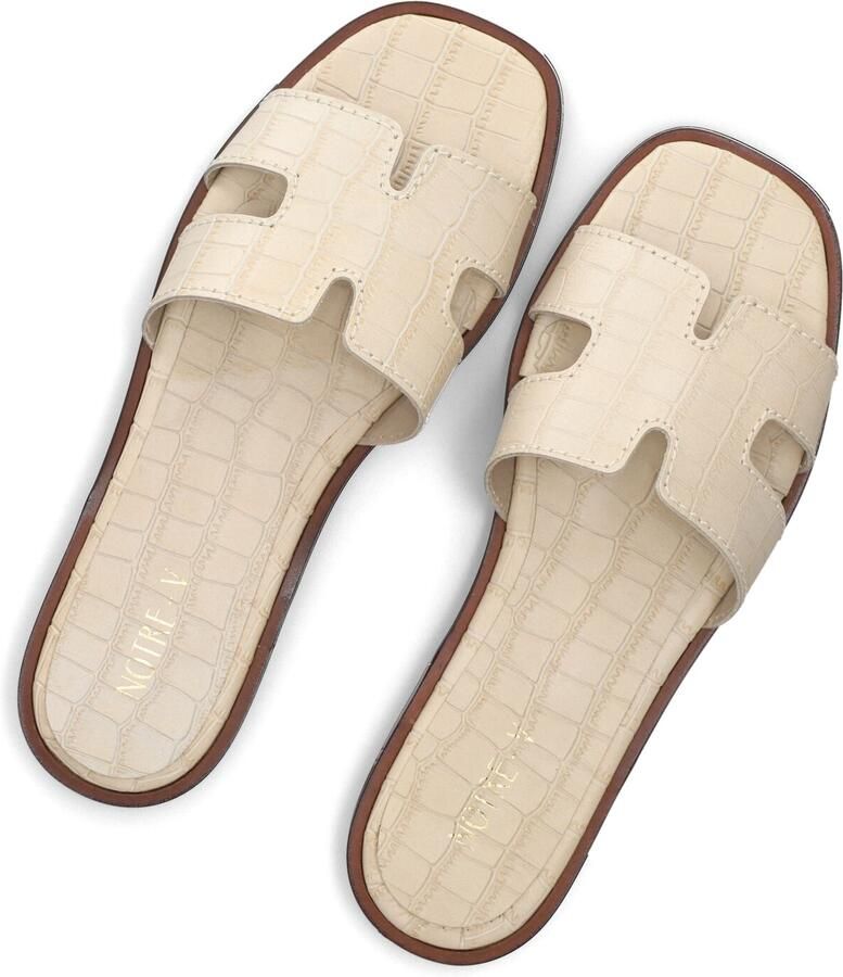 Notre-V Nv-1001 Slippers Dames Beige - Foto 2