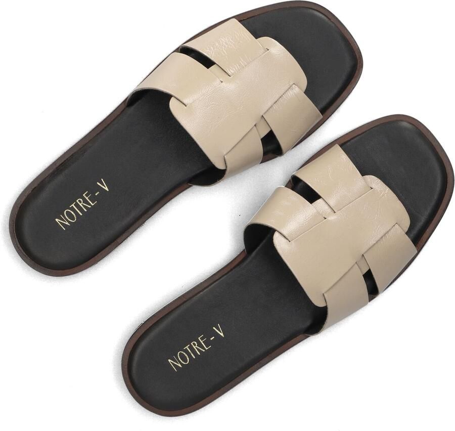 Notre-V Nv-1005 Slippers Dames Beige - Foto 2