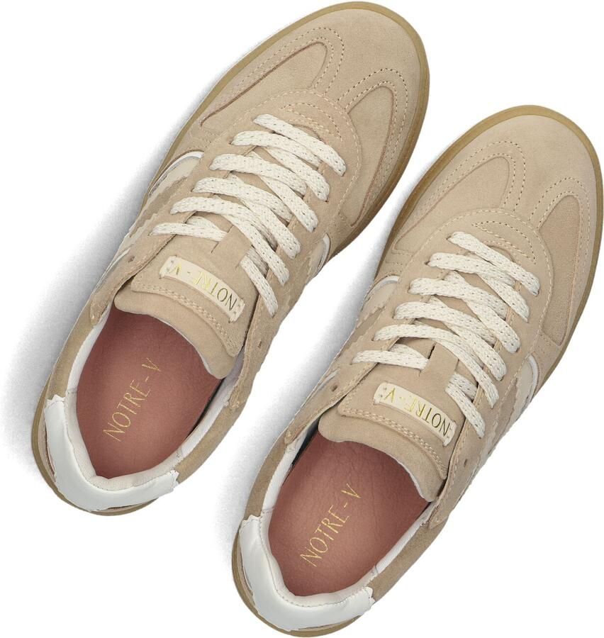 Notre-V Sia-01 Sneakers Dames Leren Sneaker Beige - Foto 3