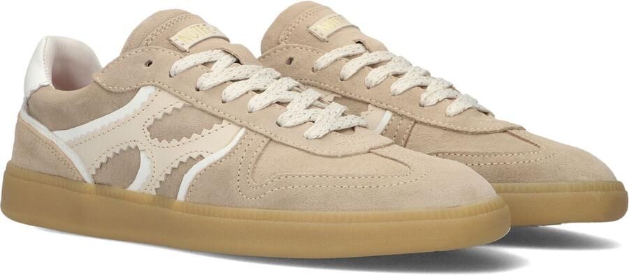 Notre-V Sia-01 Sneakers Dames Leren Sneaker Beige