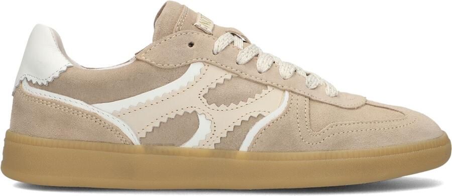 Notre-V Sia-01 Sneakers Dames Leren Sneaker Beige