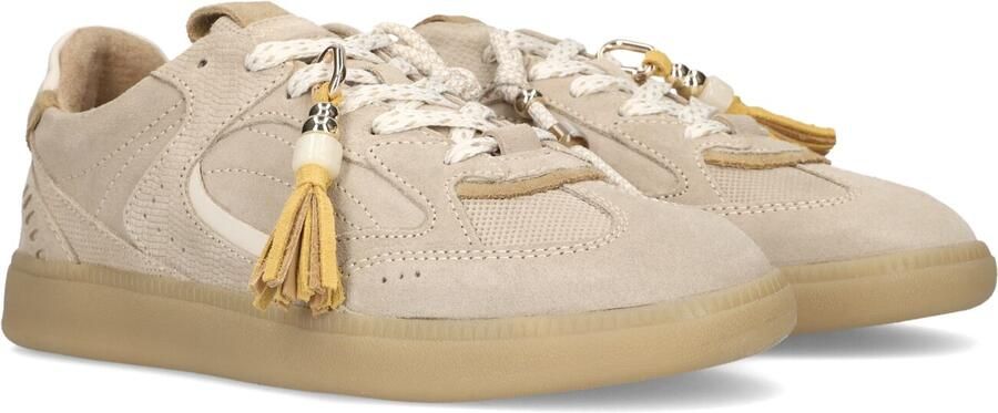 Notre-V Sia-02 Sneakers Dames Leren Sneaker Beige
