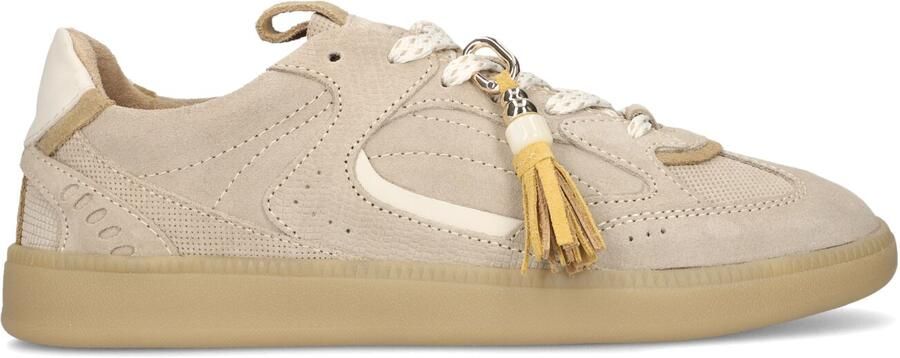 Notre-V Sia-02 Sneakers Dames Leren Sneaker Beige