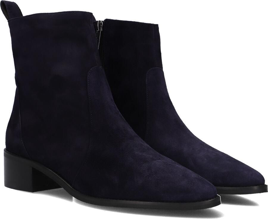 Notre-V 11038 Enkellaarsjes Enkelboots met rits Dames Donkerblauw - Foto 1