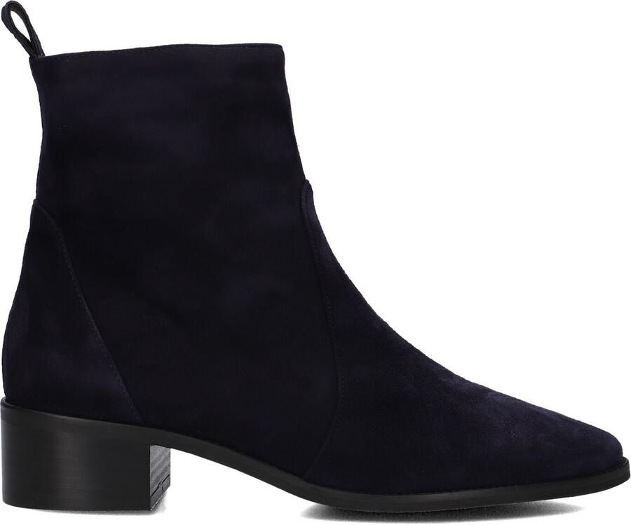 Notre-V 11038 Enkellaarsjes Enkelboots met rits Dames Donkerblauw - Foto 3