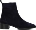 Notre-V 11038 Enkellaarsjes Enkelboots met rits Dames Donkerblauw - Donkerblauw