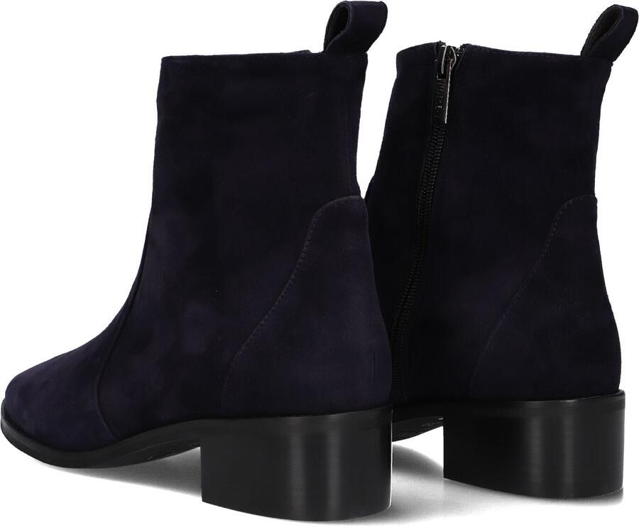 Notre-V 11038 Enkellaarsjes Enkelboots met rits Dames Donkerblauw - Foto 4