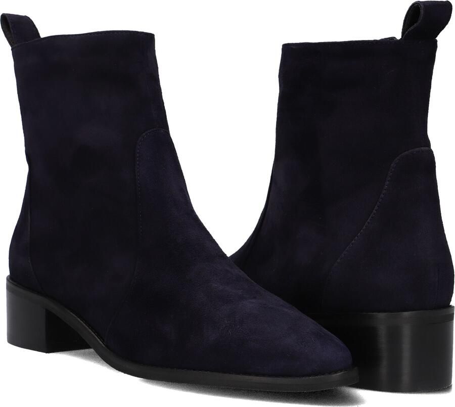 Notre-V 11038 Enkellaarsjes Enkelboots met rits Dames Donkerblauw - Foto 2