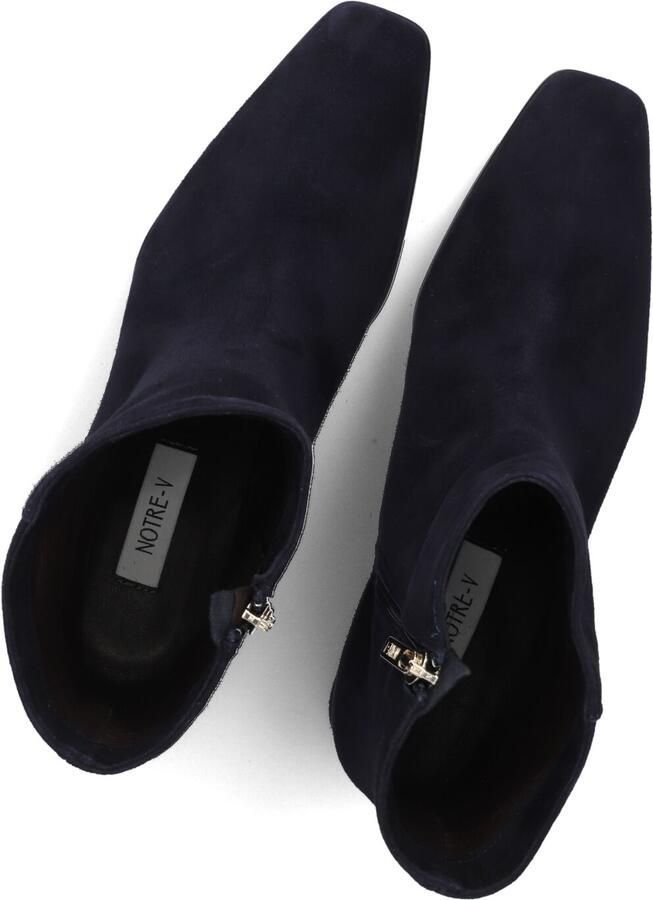 Notre-V 4340 Enkellaarsjes Enkelboots met rits Dames Blauw - Foto 4