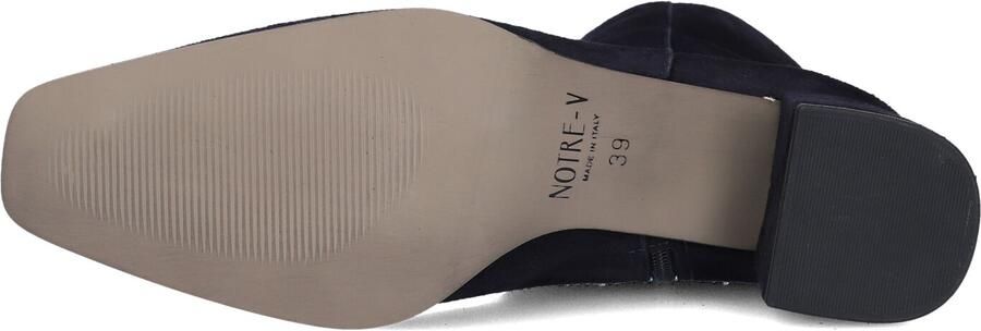 Notre-V 4340 Enkellaarsjes Enkelboots met rits Dames Blauw - Foto 5