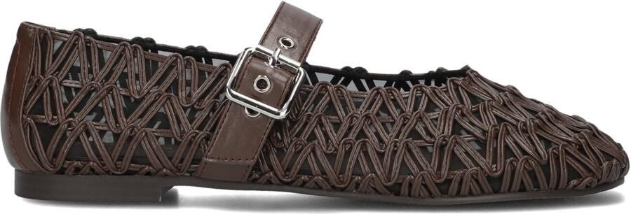 Notre-V Popper Ballerina's Dames Bruin - Foto 4