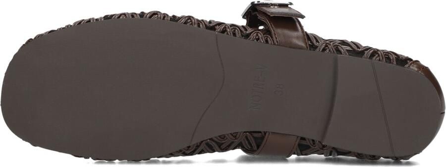 Notre-V Popper Ballerina's Dames Bruin - Foto 3