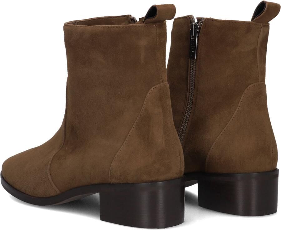 Notre-V 11038 Enkellaarsjes Enkelboots met rits Dames Bruin - Foto 2