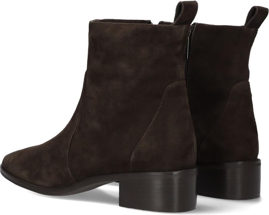 Notre-V 11038 Enkellaarsjes Enkelboots met rits Dames Bruin - Foto 3