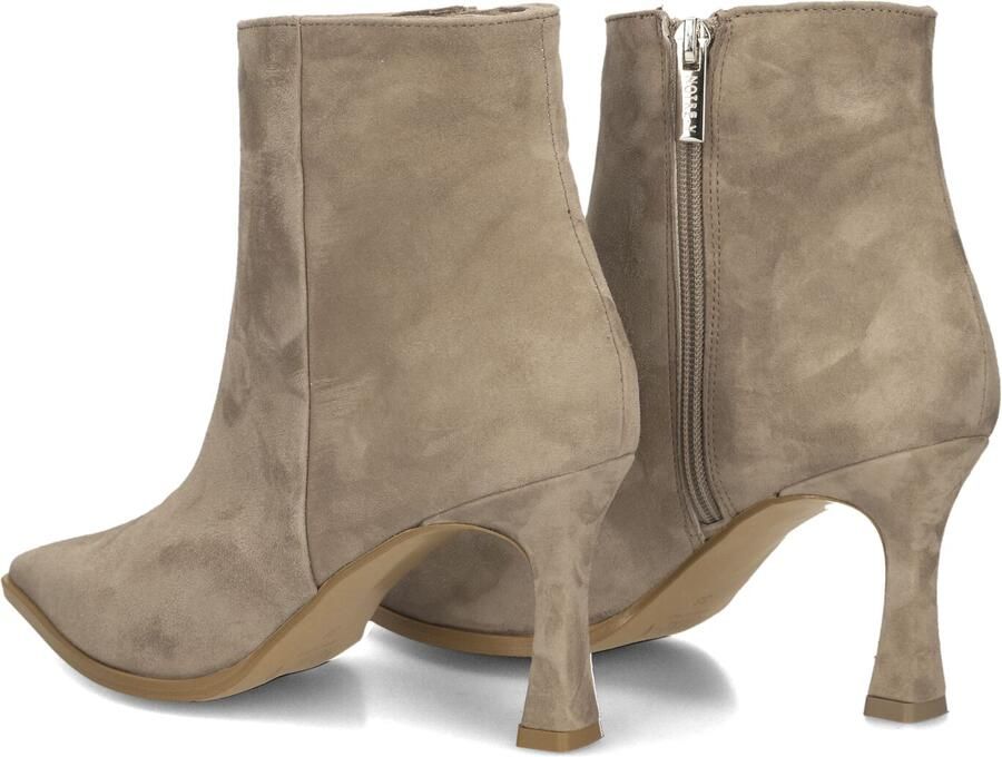 Notre-V 19536 Enkellaarsjes Enkelboots met rits Dames Taupe - Foto 4