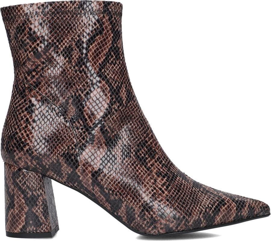 Notre-V 2478c Enkellaarsjes Enkelboots met rits Dames Bruin - Foto 2