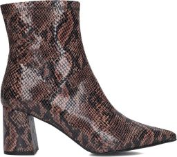 Notre-V 2478c Enkellaarsjes Enkelboots met rits Dames Bruin