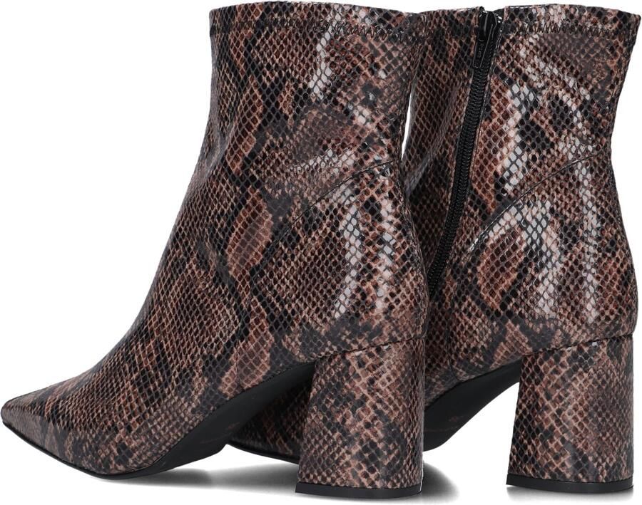 Notre-V 2478c Enkellaarsjes Enkelboots met rits Dames Bruin - Foto 4