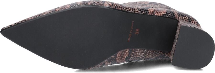 Notre-V 2478c Enkellaarsjes Enkelboots met rits Dames Bruin - Foto 5