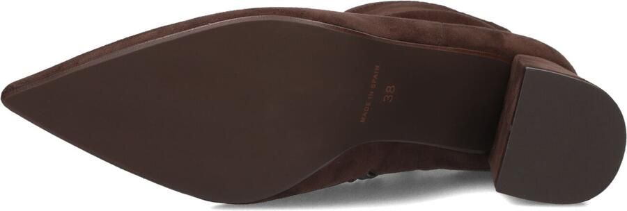Notre-V 2478c Enkellaarsjes Enkelboots met rits Dames Bruin - Foto 5