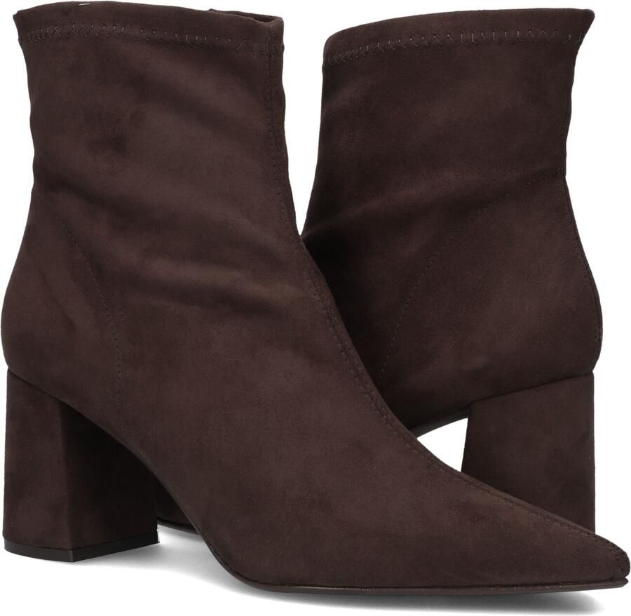 Notre-V 2478c Enkellaarsjes Enkelboots met rits Dames Bruin - Foto 2