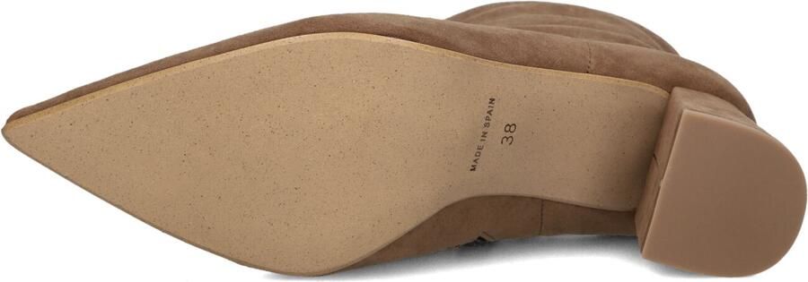 Notre-V 2478c Enkellaarsjes Enkelboots met rits Dames Camel - Foto 5