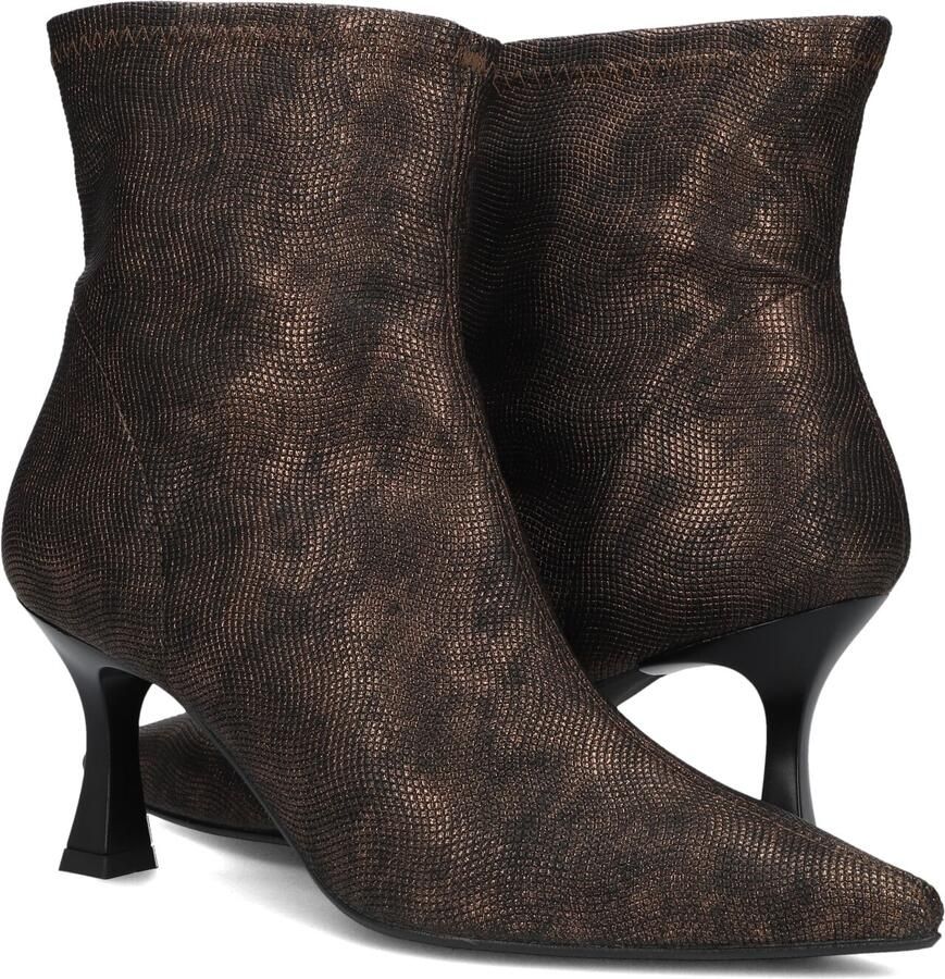 Notre-V 2478s Enkellaarsjes Enkelboots met rits Dames Brons - Foto 2