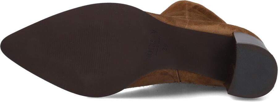 Notre-V 35239 Enkellaarsjes Enkelboots met rits Dames Bruin - Foto 2