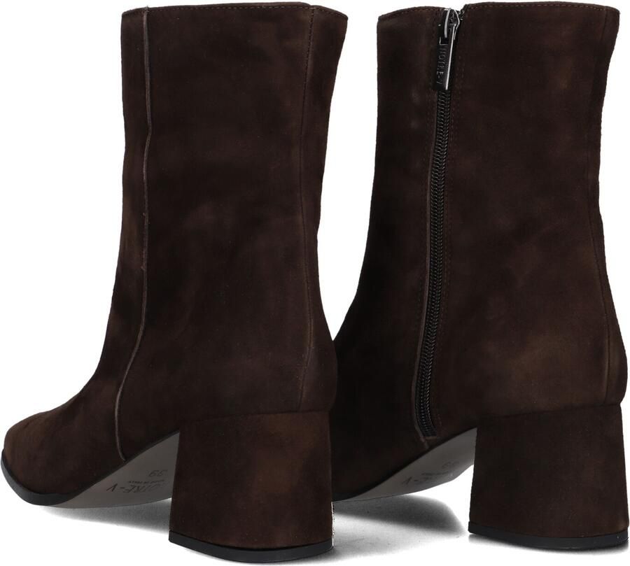 Notre-V 4340 Enkellaarsjes Enkelboots met rits Dames Bruin - Foto 3