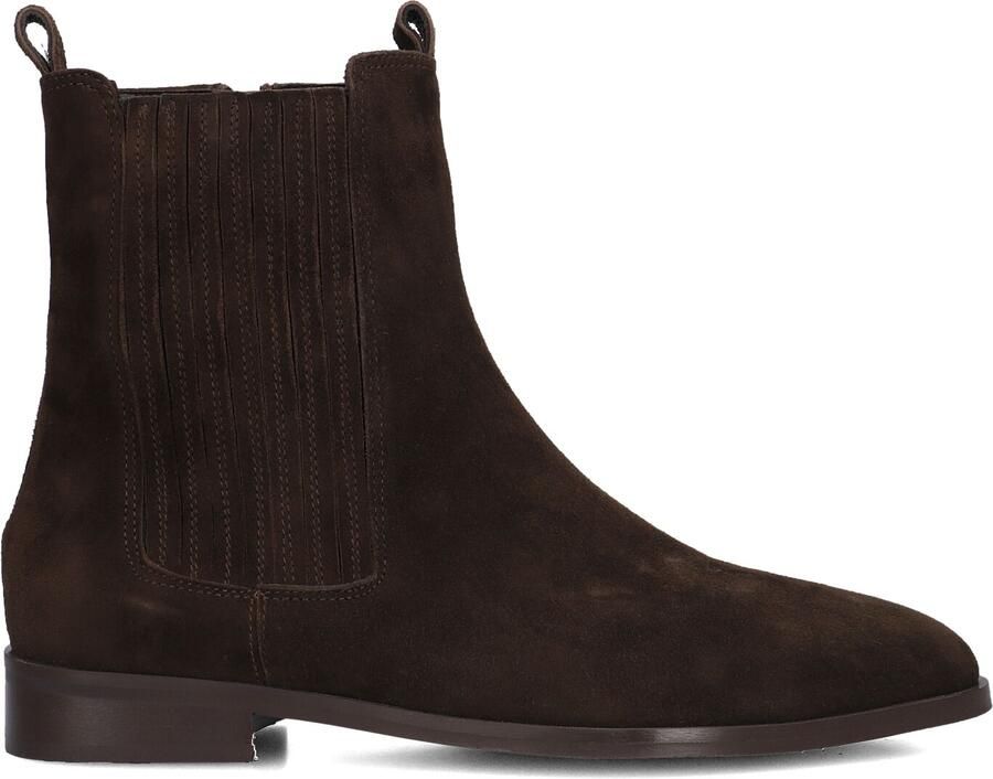 Notre-V 47029 Enkellaarsjes Enkelboots met rits Dames Bruin - Foto 3