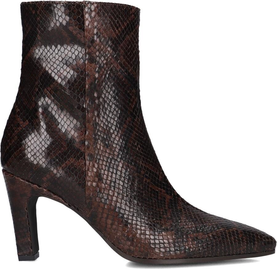 Notre-V 72539 Enkellaarsjes Enkelboots met rits Dames Bruin - Foto 3