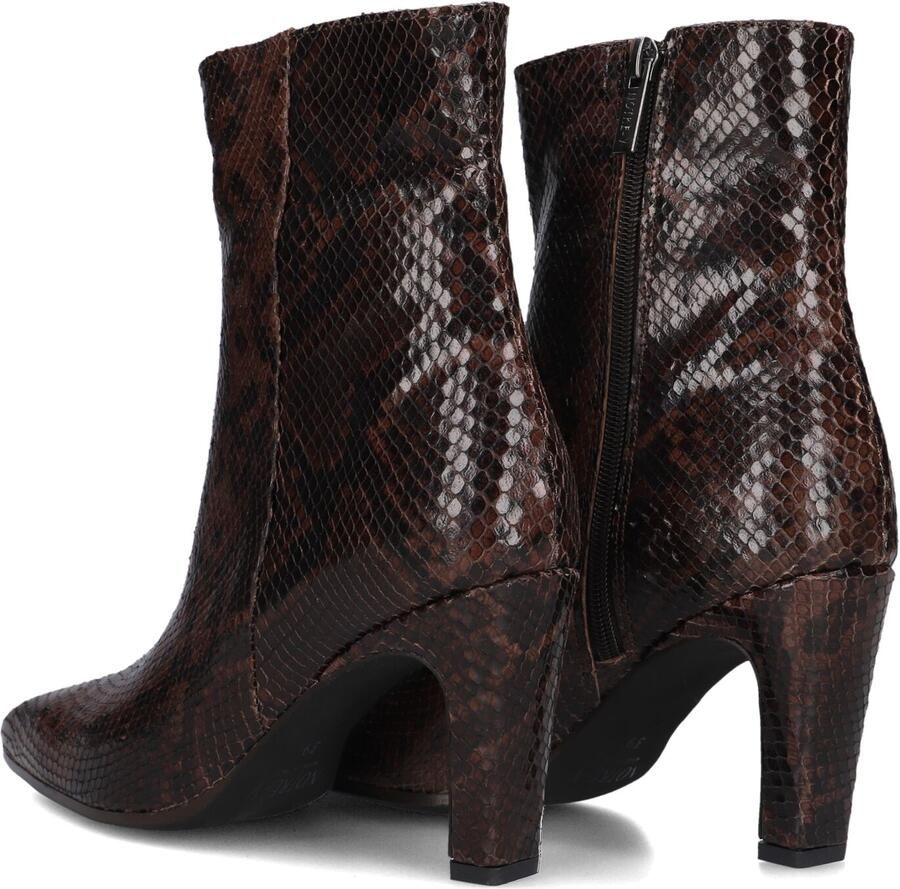 Notre-V 72539 Enkellaarsjes Enkelboots met rits Dames Bruin - Foto 2